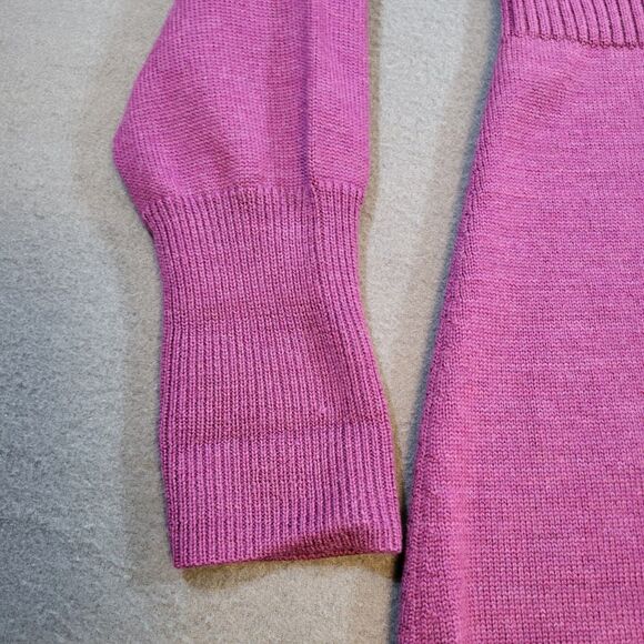 Eileen Fisher Womens Cardigan Sweater Petite Medium PM Purple Merino Wool Italy - Picture 4 of 16